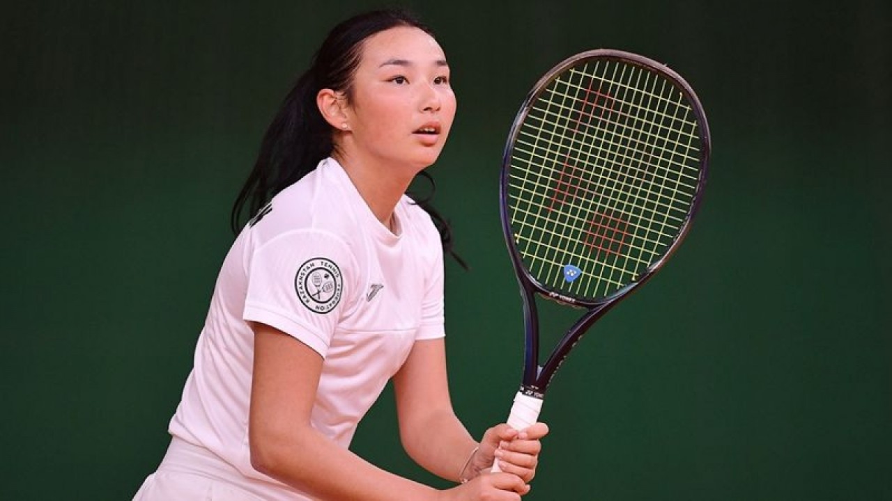 Сагандикова вышла в четвертьфинал парного разряда ивента ITF в Ташкенте