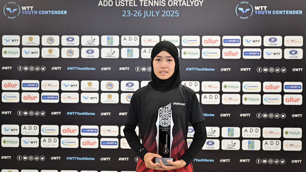 Аделя Альжанова и Каракат Меирхан взяли "бронзу" на турнире «WTT Youth Contender Almaty 2025»