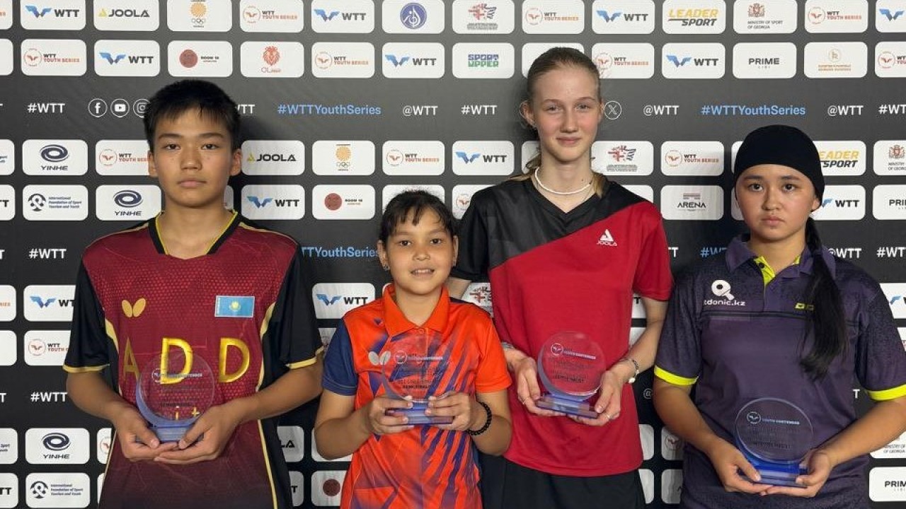 WTT Youth Contender в Батуми: в копилке Казахстана пять медалей