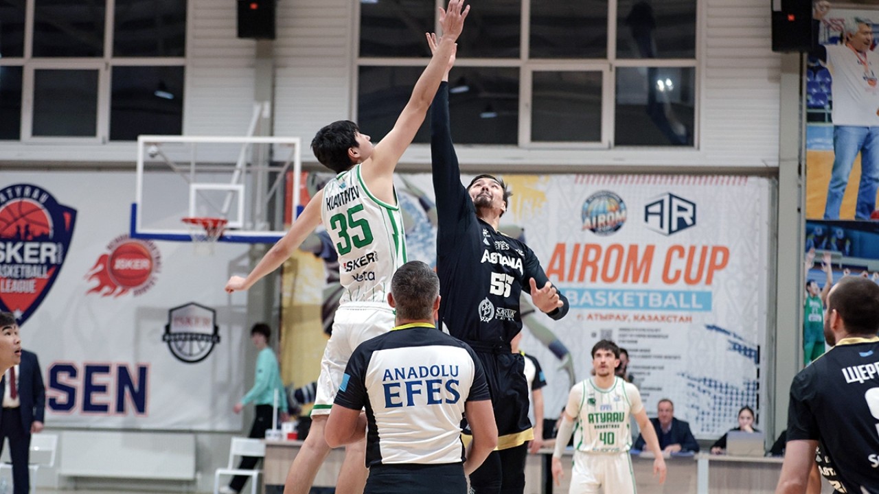"Астана" повторно разгромила "Барсов Атырау" в мужской НБЛ