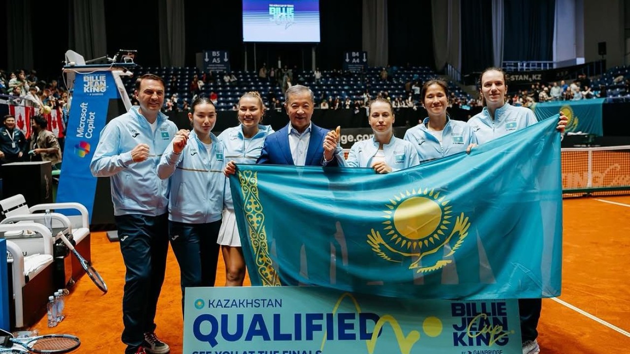 Теннистен Қазақстан әйелдер құрамасы әлем чемпионатының финалына жолдама алды