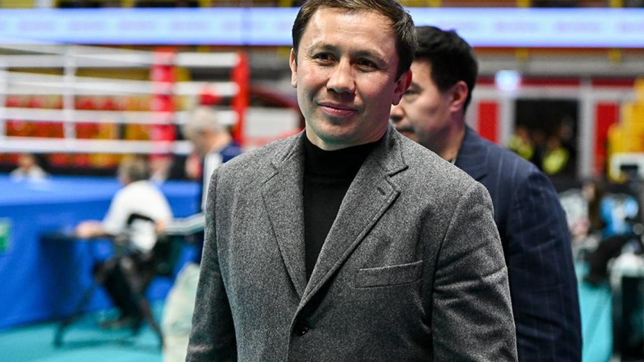Геннадий Головкин әлемдік бокс кешін тамашалау үшін арнайы Гизаға келді