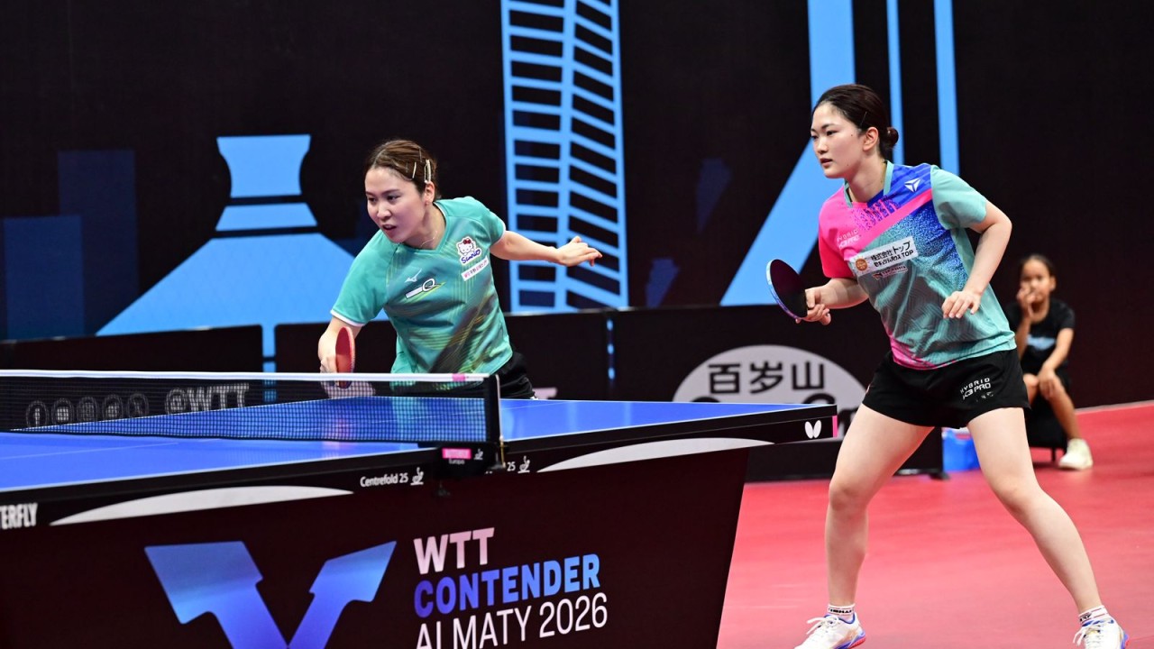 Определились финалисты престижного турнира WTT Contender Almaty 2026 по настольному теннису